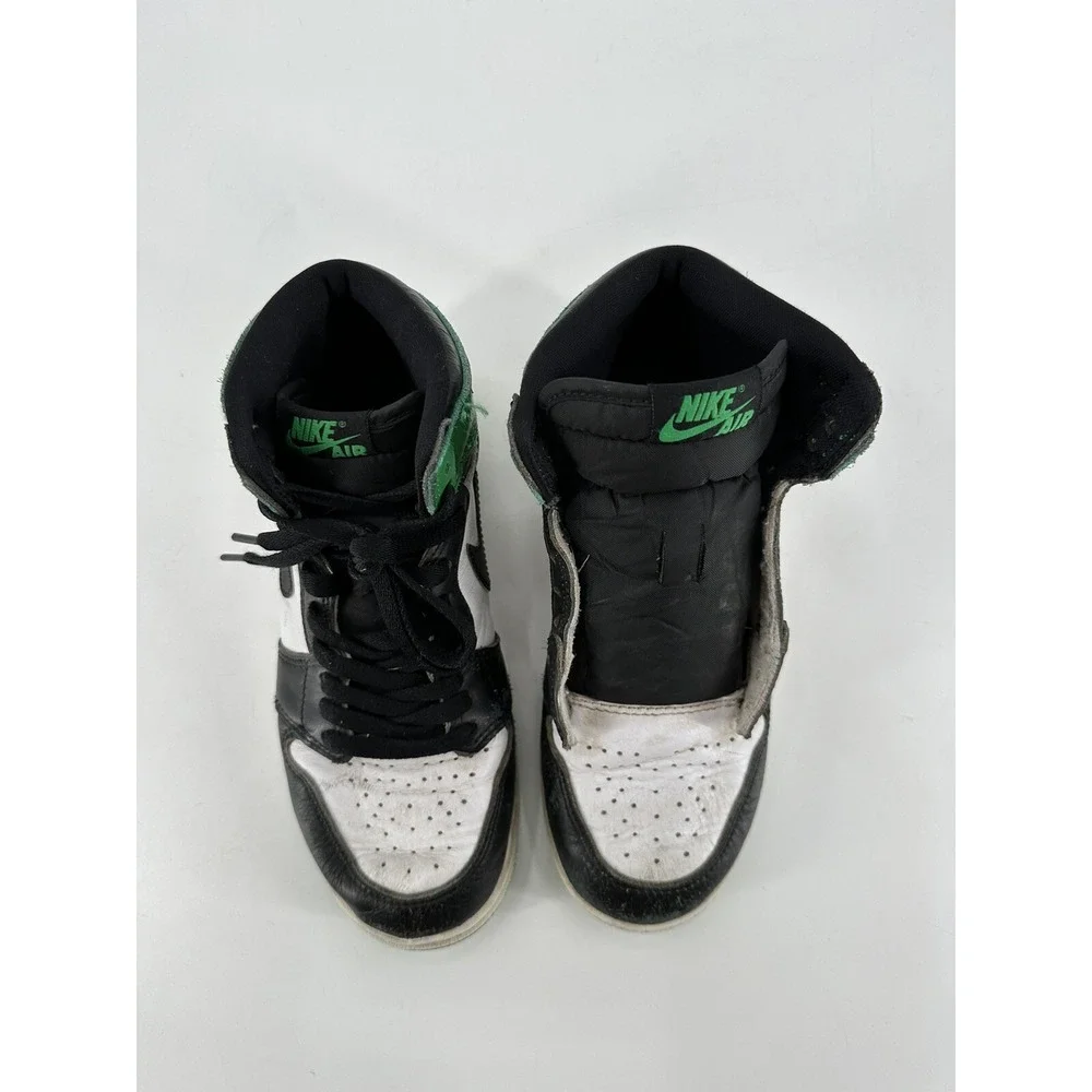 Nike Air Jordan 1 Retro Boys Size 6Y Green Athletic Shoes‎ Sneakers FD1437-031